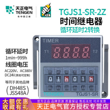 天正 TGJS1-SR-2Z循环时间继电器DH48S-S-2Z JSS48A-S-2Z数显220v