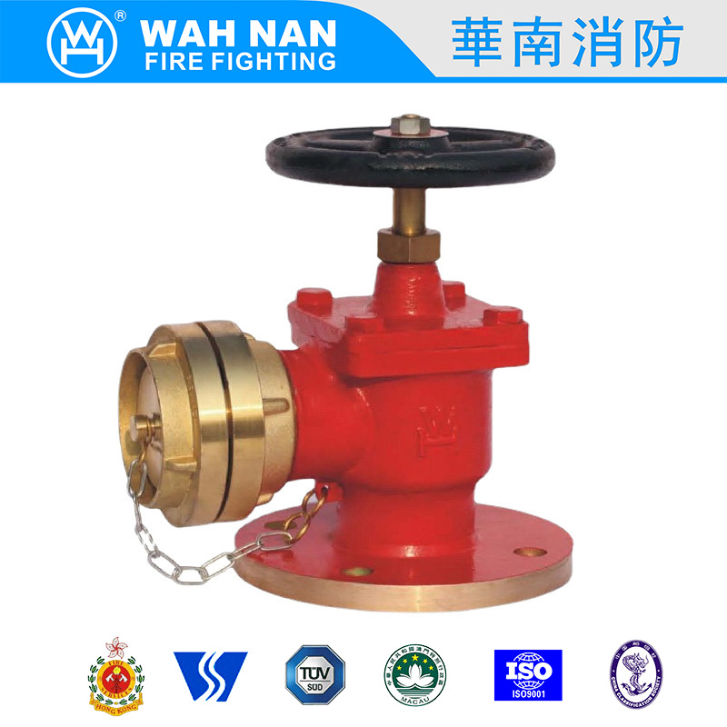 全铜中国式船用法兰消防栓 国标阀 GB2032-93 Marine Hydrants