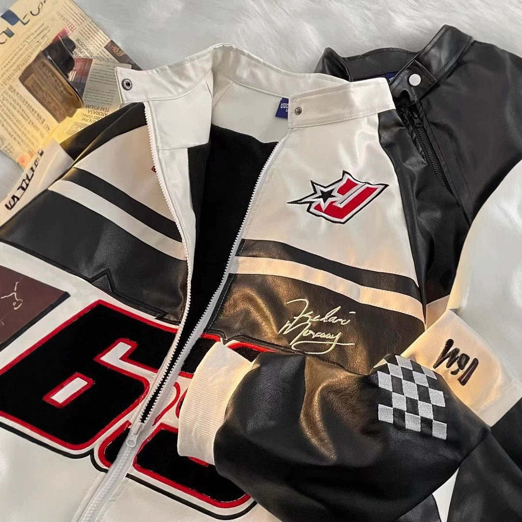 Американский кожаный пиджак мужской весенний и осенний уличный авиационный костюм