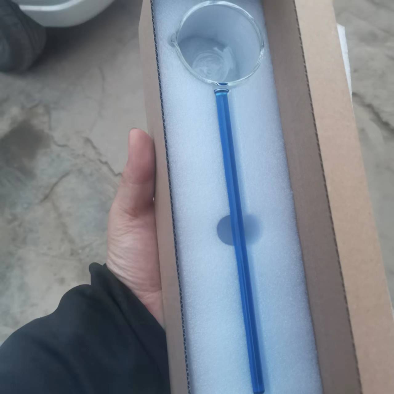 블루 스푼 진주 목화 포장