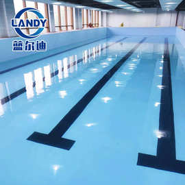 上海泳池蓝色加厚胶膜施工工程防水PVC材质装饰地垫内衬厂家批发