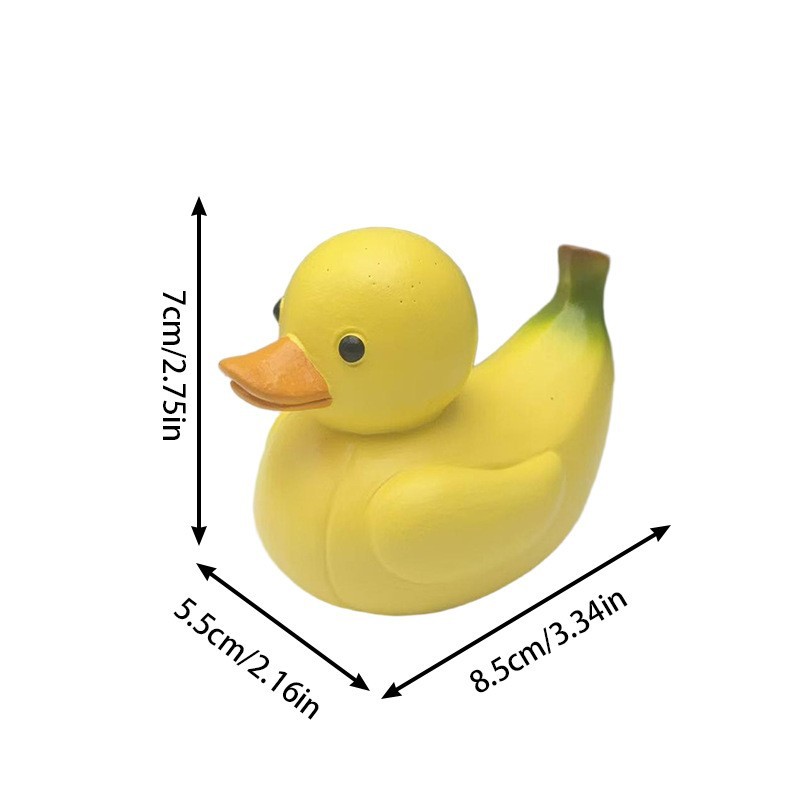 Nuevo producto transfronterizo, Pato Vegetal de Diseño Peculiar, Artesanía de Resina de Pato Vegetariano