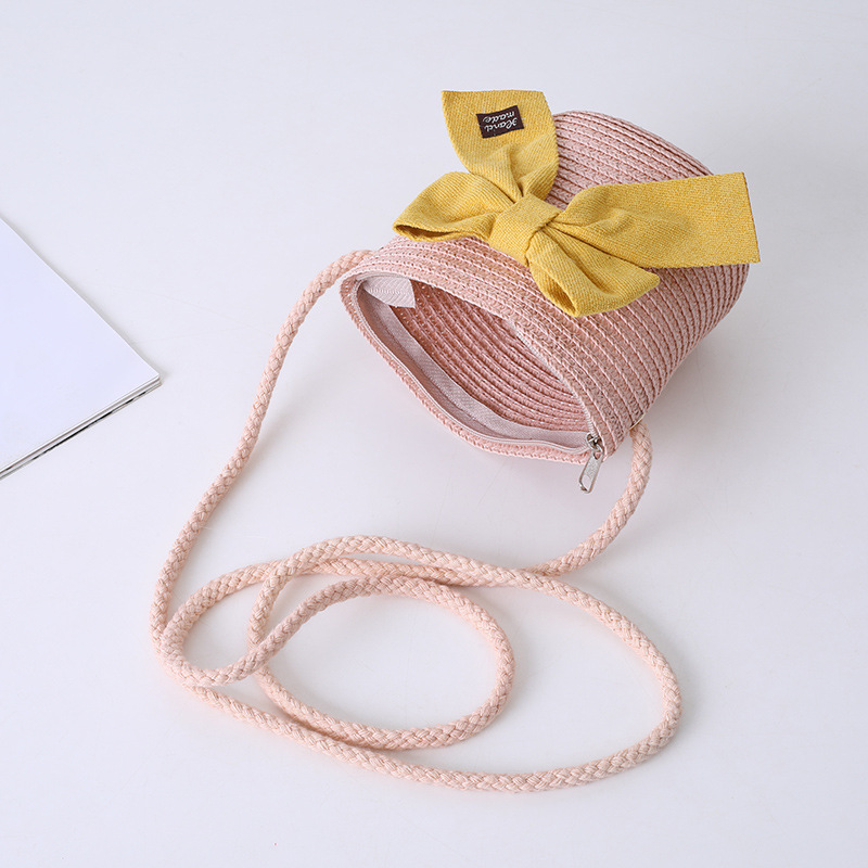 147g Weight Hat Classification straw Fabric Type Straw Hat Hats Type 1 Piece, 1 Set Quantity Holiday, Outdoor Occasion Bow Knot Pattern All Seasons Season Children Unisex Gender Sweet Style Children Unisex Sweet Bow Knot Straw Hat 25