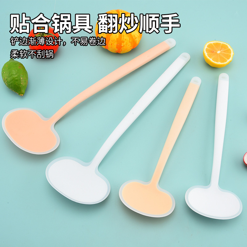 国境を越えた新しいスポットキノコスパチュラシリコンスパチュラオールインワンノンスティックパン特別なスプーン食品グレードの高温耐性|undefined