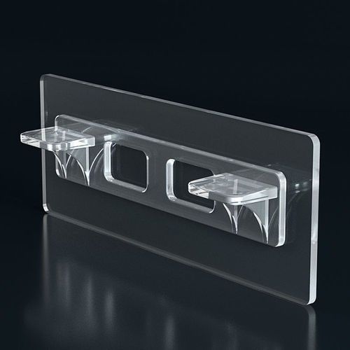 No punching long partition holder, traceless wardrobe layer holder, wardrobe storage partition bracket holder manufacturer wholesale