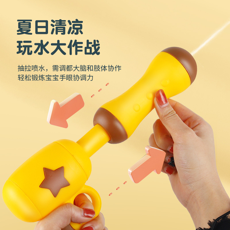 Mochila para niños pistola de agua juguete estilo de extracción playa agua puestos de verano pistola de chorro de agua eléctrica al por mayor