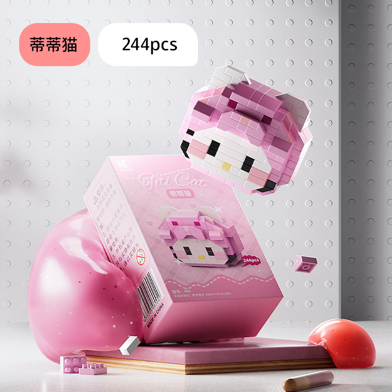 NLNM nuevo muñeco Sanli serie Le transfronterizo de alto ensamblaje puzzle decoración de escritorio regalo para chicas
