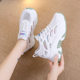 2025 New Summer Thin Mesh Torre Shoes Women's Increased sneaker All-match Casual Thick-soled White Mesh Shoes Women