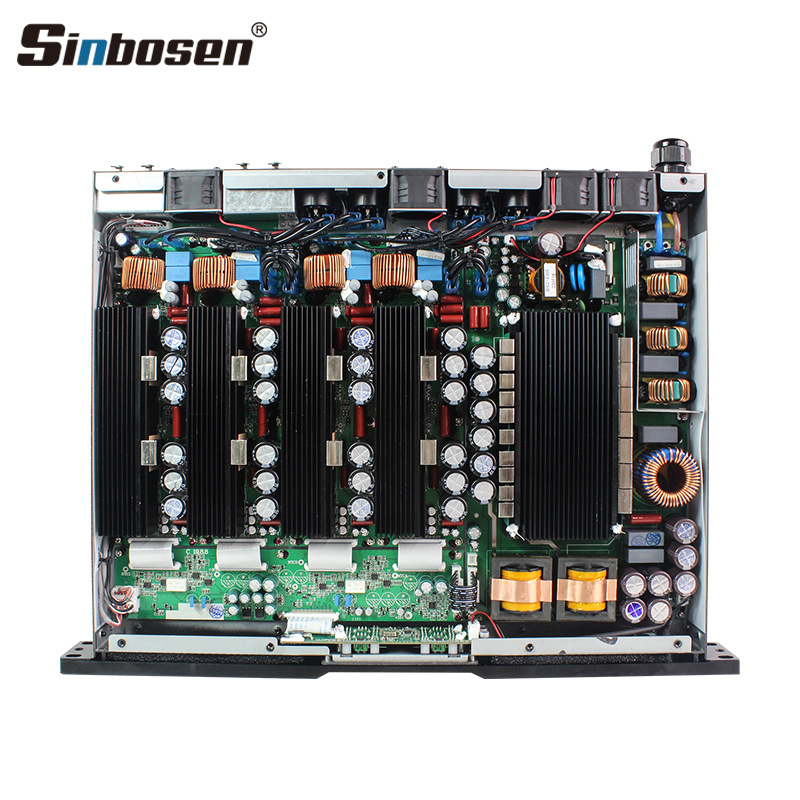 Exhibición de alta potencia profesionales de cuatro canales puros de matriz lineal digital de subwoofer pesado amplificador de potencia ktv