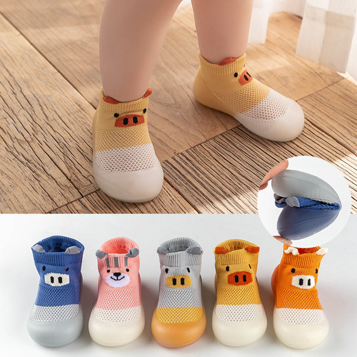New summer permeable mesh toddler shoes, summer quantity, children's socks, shoes, infant soft sole floor shoes, comfortable and breathable