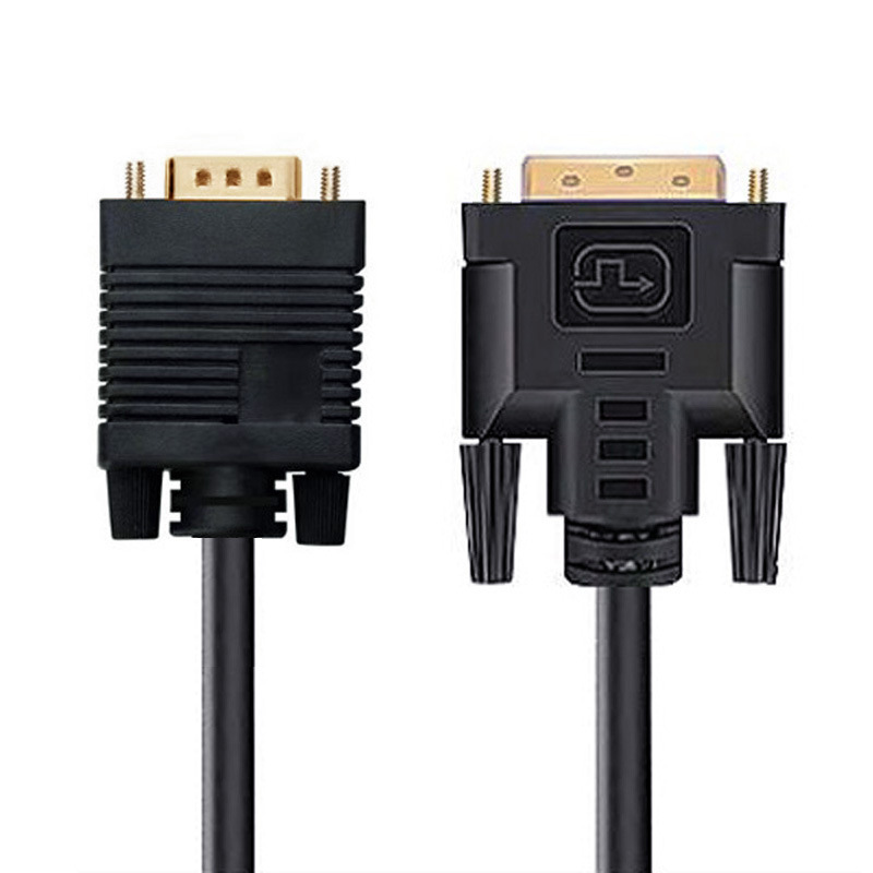 メーカー直接供給スポット dvi から vga ライン vga から dvi ライン 24+5 双方向相互変換 hd ビデオ アダプタ ケーブル|undefined