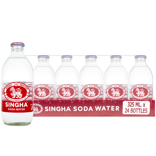 Thailand SINGHA Lion Sparkling Water 325ml*24 bottles Chinese restaurant sparkling water 0 energy 0 fat drink