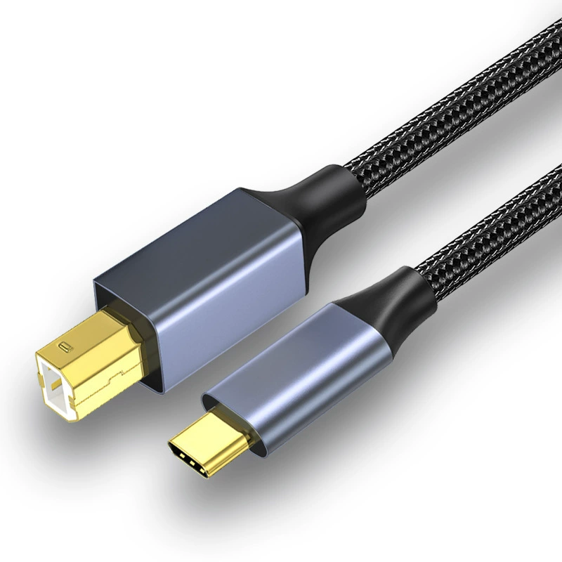 E-commerce private model Type-C printer data cable to USB line laptop printing line general electronic piano line