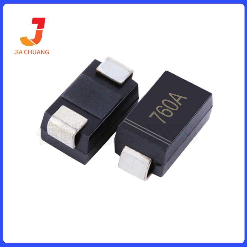 厂家直营 1SMA4760A SMA 1W 68V 丝印:760A DO-214AC 稳压二极管