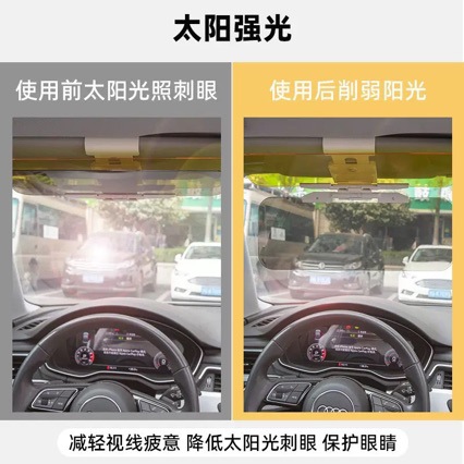 Hot-Selling Car Sun Visor, Anti-Glare Mirror for Car, Day and Night Mirror, Night Anti-High Beam Goggles, Anti-Ultraviolet Rays