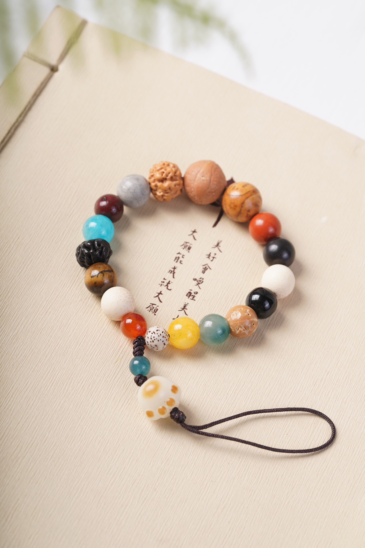 18개의 씨앗 휴대폰 체인