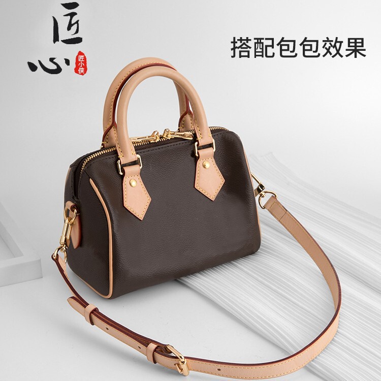 Craftsmanship Handmade Workshop speedy20 Shoulder Strap Suitable for Lv Pillow Bag Vegetable Tanned Leather Crossbody Bag with Accessories New Craftsmanship Handmade Workshop speedy20 Shoulder Strap Suitable for Lv Pillow Bag Vegetable Tanned Leather Crossbody Bag with Accessories New