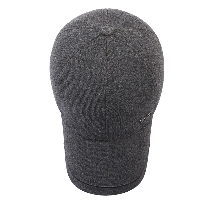 Herren Baseball Cap Aus Baumwolle Mit Ohrenschutz Für Winter_voghion.com