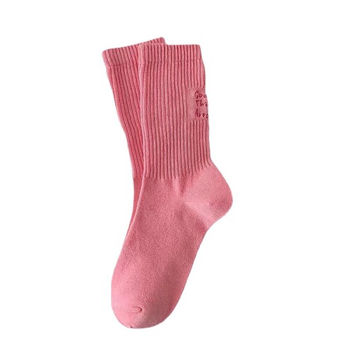 Socks for women in spring and summer mid-calf socks thin ins trend versatile outer wear Japanese internet celebrity college style sports pile socks