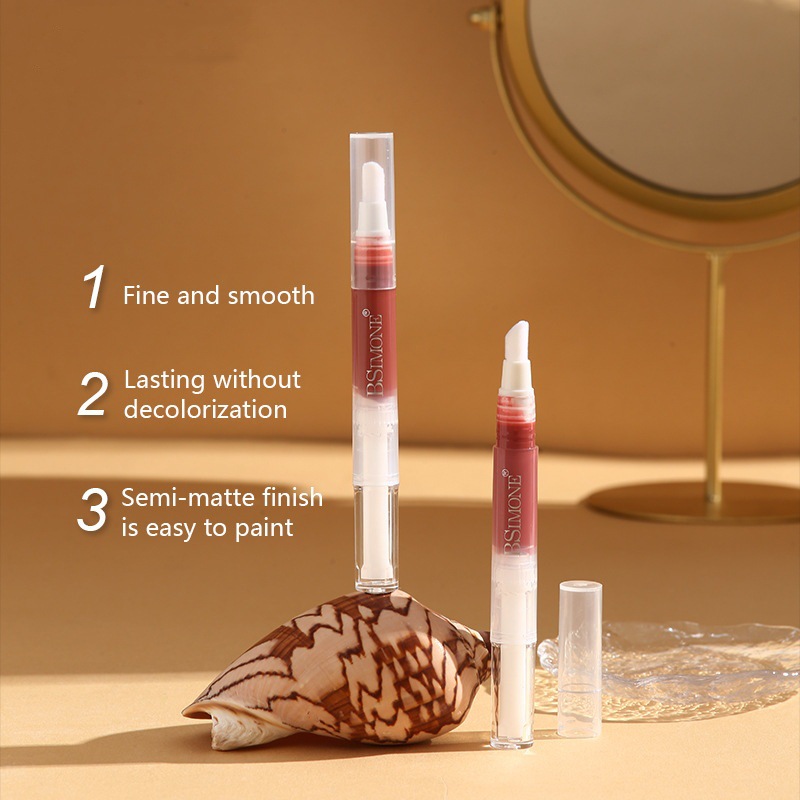 Sexy Solid Color Plastic Lip Glaze display picture 4