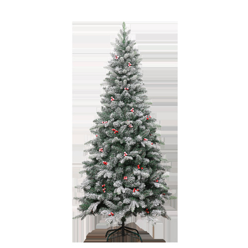 5ZV71.8m flocked Christmas tree encrypted home Christmas decoration falling snow simulation PE window tree pencil saint