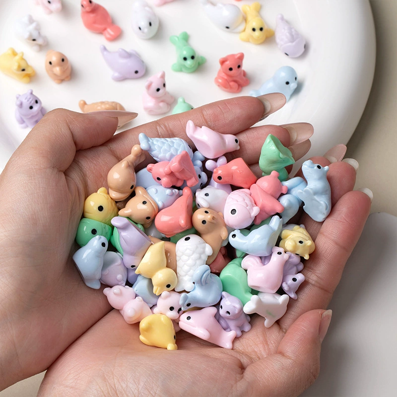 Аксессуары из смолы для микроландшафта, объемные мультяшные животные, украшения для рабочего стола и автомобиля, сюрприз-пакеты, креативные сюрприз-пакеты