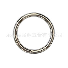 工厂直发焊接铁圆环 锌合金无缝圆环开口半圆环铁线D扣金属三角扣
