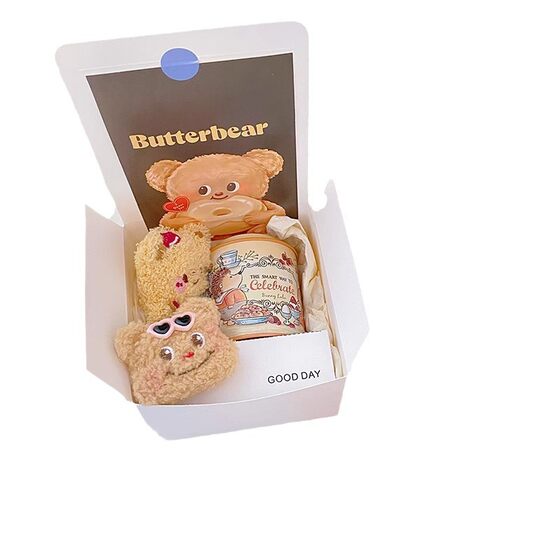 Butter Bear Scented Candle Gift Box Niche High-End Bedroom Long-Lasting Fragrance as a Birthday Gift for Male and Female Best Friends