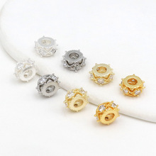 14K����僽�ɫ�U���ʯ··ͨdiy�ֹ���������朒�����C45