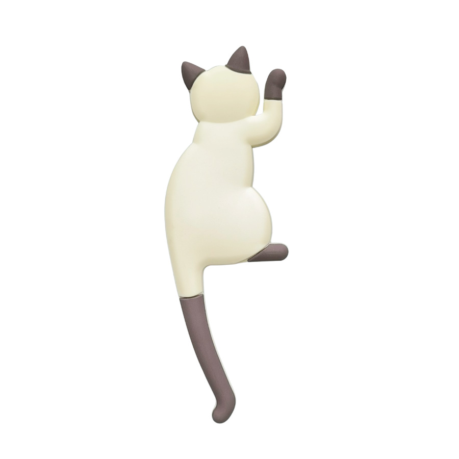 Fuente Cross-border linda cola de gato imán de nevera gancho fuerte imán imán creativo lindo pegatina magnética Japón y Corea del Sur Taiwán