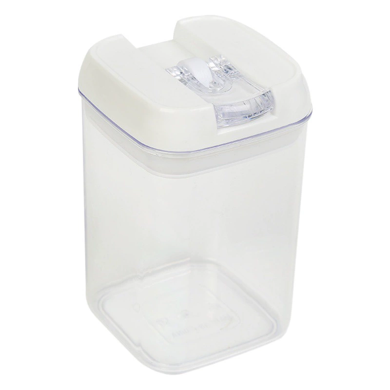 Легко закрывающаяся пластиковая банка для хранения круп и круп, кухонный контейнер для хранения сушеной кожуры мандарина и лапши.