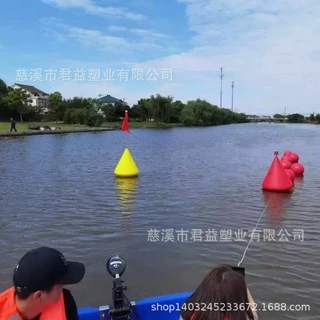 船舶定位或确定航向耐撞击浮标支河汊港处指示航行方向聚乙烯浮标