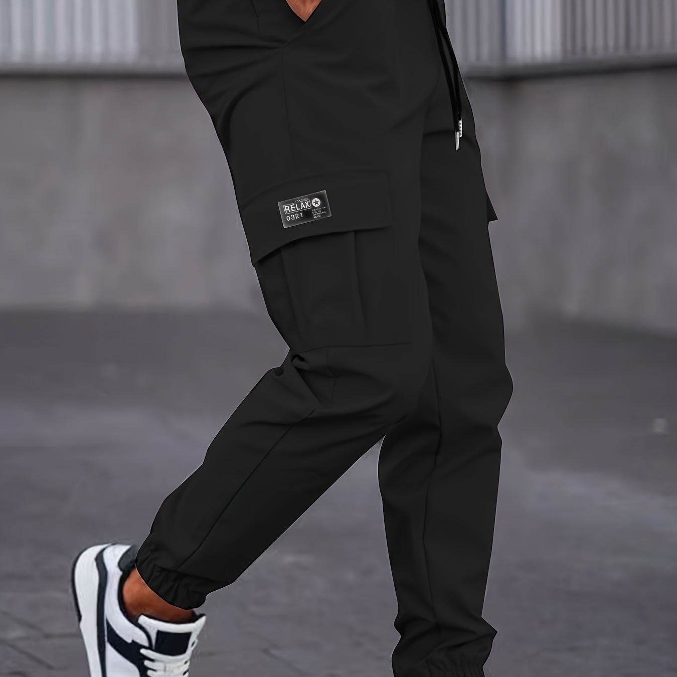 Cross-Border Wholesale Men's Pants Spring and Autumn Cargo Pants Youth Slim Fit Stylish Fashion Outdoor Multi-Pocket Pants