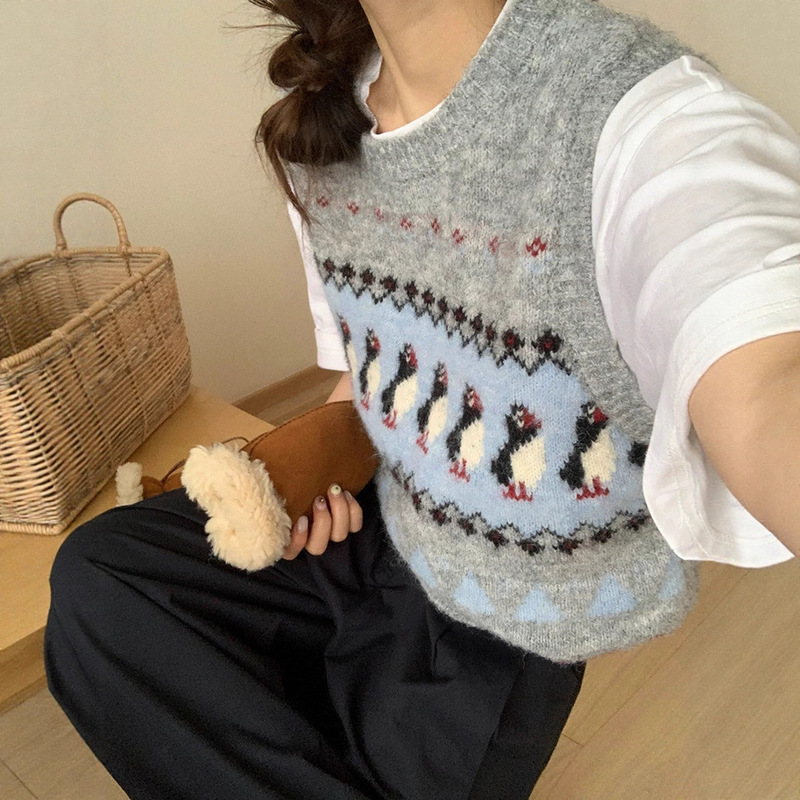 叠穿针织马甲女款2025新款背心今年流行爆款马夹洋气时髦外穿春秋|undefined