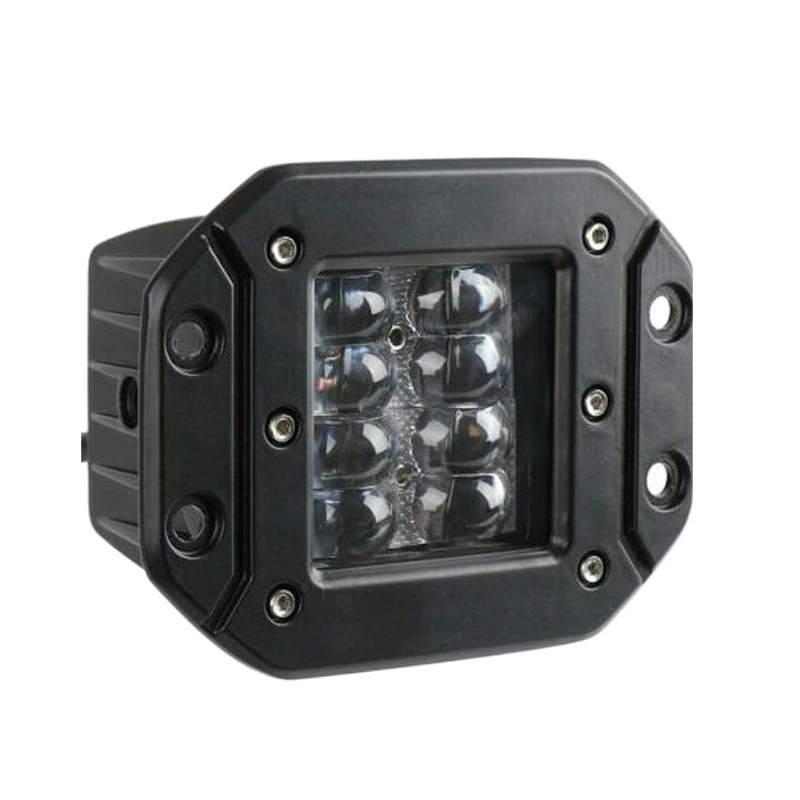 5inch встроенных прожектора мощностью 40 Вт с большой площадью рассеивания света для внедорожников, противотуманные фары с 8-светодиодными линзами, освещение переднего бампера грузовика