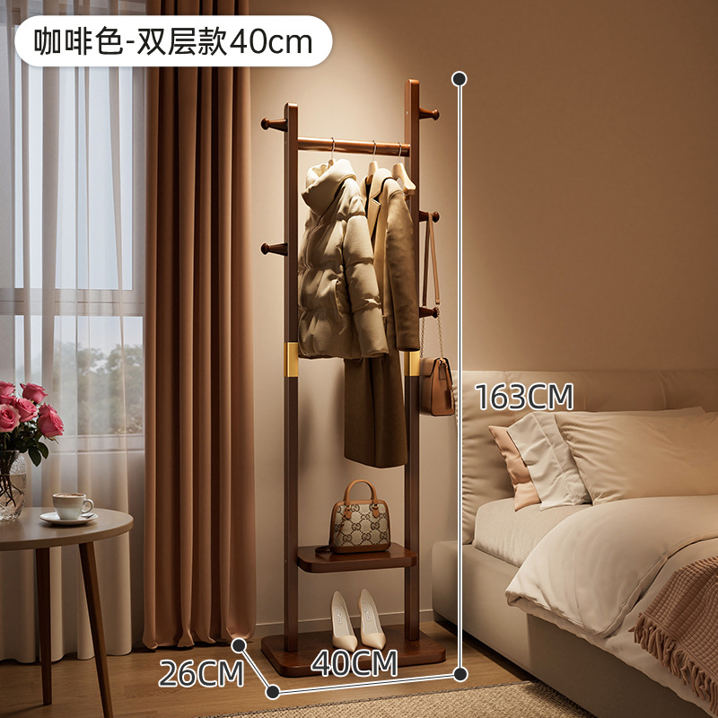 더블 레이어 모델 - 브라운 40cm [업그레이드된 원목 품질 보증]