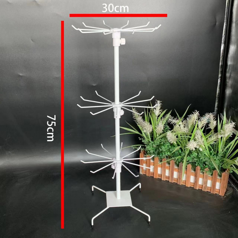 摆摊旋转架桌面小饰品挂架唇膏钥匙扣首饰展示架耳环袜子展示架子|undefined