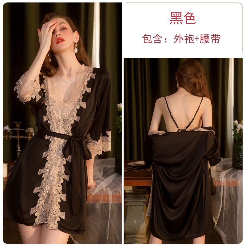Black (robe + belt)
