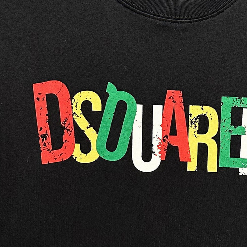 2026 Spring and Summer New Style Loose Round Neck Short-Sleeved T-Shirt Cross-Border Foreign Trade Cartoon Print Men and Women Couple High Street Fashion Brand T-Shirt