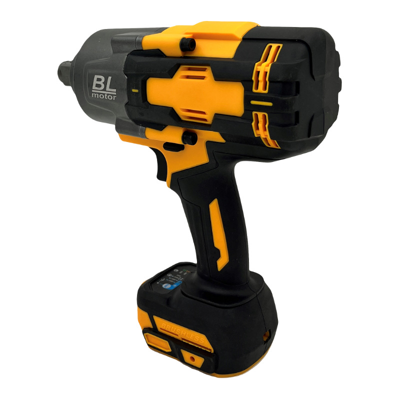 Comercio al por mayor 2100 torque sin escobillas de litio pistola de aire eléctrica Ingeniería de viento reparación automática estructura de acero pistola de aire Llave de impacto