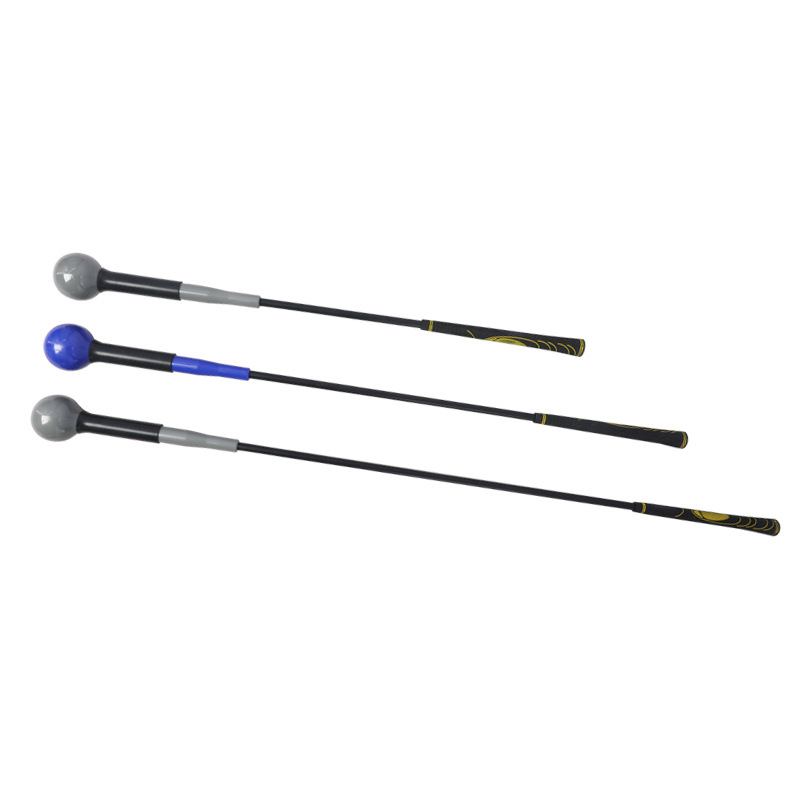 Asistente de enseñanza de entrenamiento de golf Barra de swing de golf de barra suave Barra de práctica de swing de cabeza de goma Fábrica al por mayor