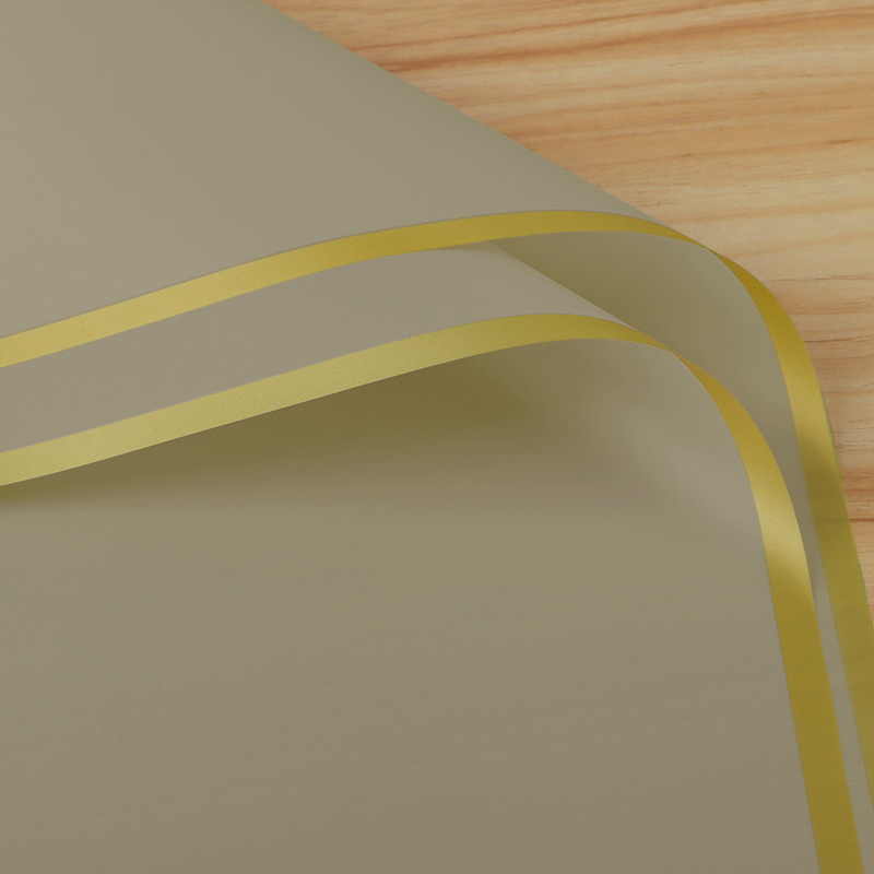 Película de gelatina de Phnom Penh asequible Papel de embalaje de ramo de plástico impermeable mate Papel de embalaje de flores de Phnom Penh simple 20 hojas