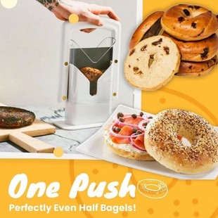 Cross-Border New Product Bagel Guillotine Slicer Toast Bread Slicer Bagel Baking Tool
