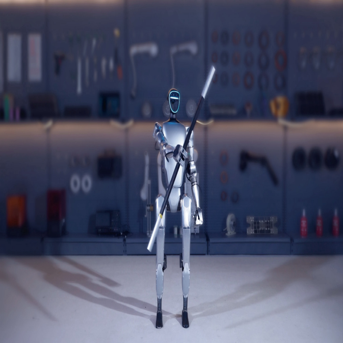 El robot humanoide inteligente puede bailar y recibir juguetes comerciales de bienvenida de voz AI biónica
