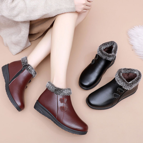 Insulated keep warm non-slip low boots