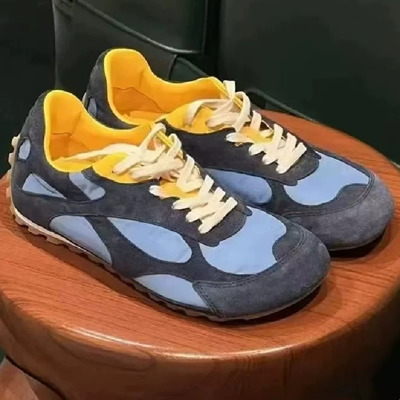 2025 Новый ретро-контрастный цвет Обувь Agmde Тренировка Женская уродливая