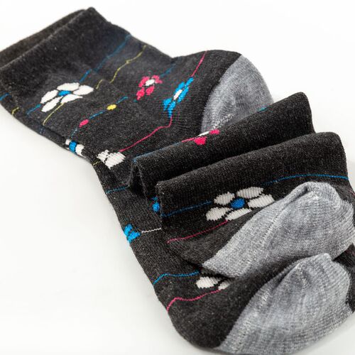 Socks for women, autumn and winter, extra large, middle-aged and elderly, mid-calf socks, dark casual women's long socks wholesale