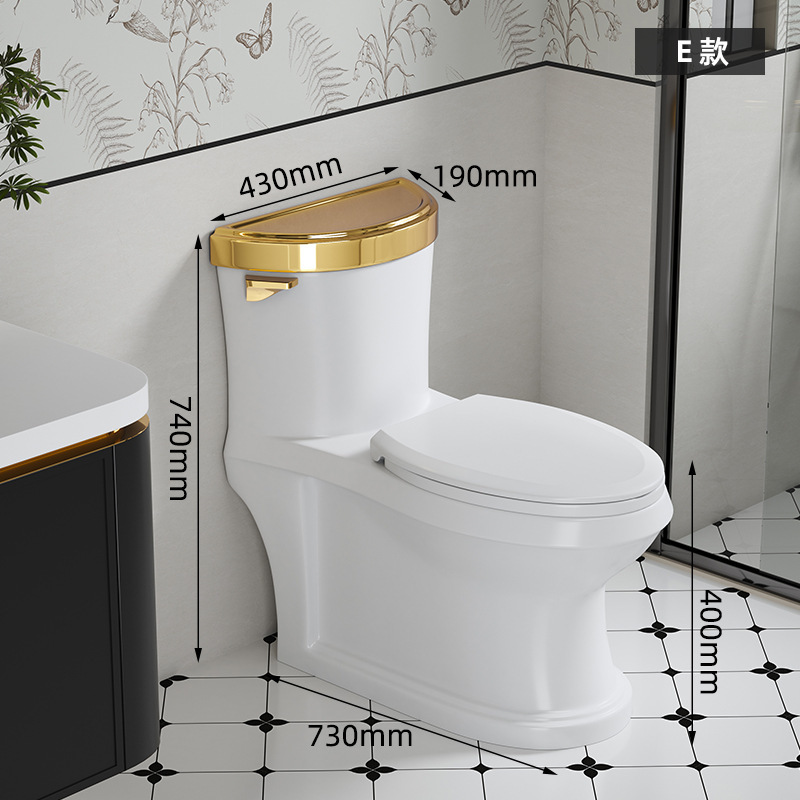 レトロなヨーロッパとアメリカのデュアルトイレサイフォン大口径消臭節水セラミッククロスボーダー高級ワンピースシンプルヨーロピアントイレ|undefined