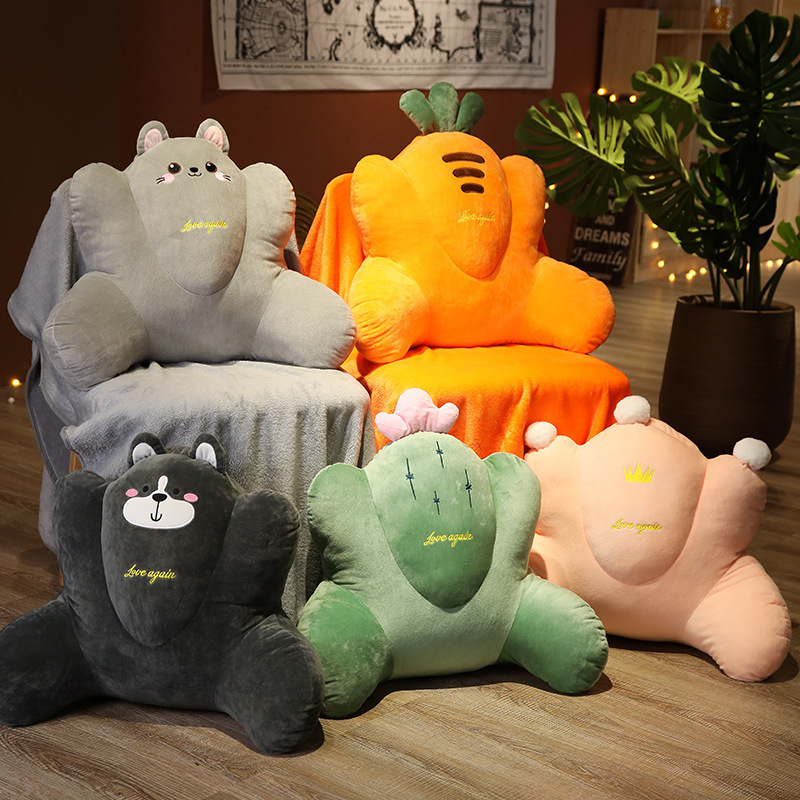 Office Seat Pillow Sedentary Cushion Waist Support Sofa Waist Pillow Chair Backrest Cushion Pregnant Women Waist Protection Pillow Blanket