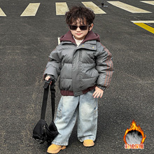儿童羽绒服男童冬季加厚外套2025新款男宝宝洋气棉服冬装保暖衣服